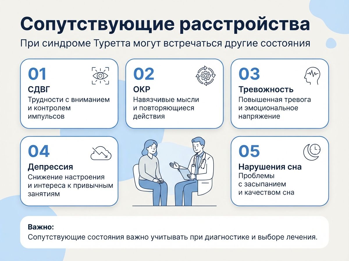Лечение синдрома Туретта в Бахмуте инфографика